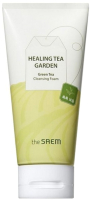 Пенка для умывания The Saem Healing Tea Garden Green Tea Cleans (150мл) - 