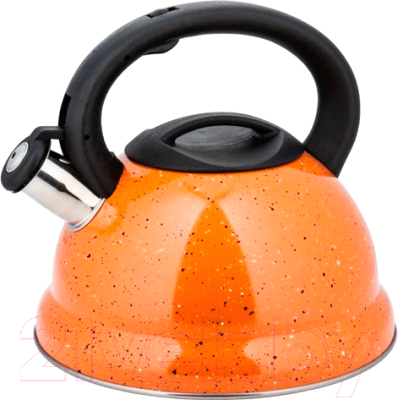 Чайник со свистком KING Hoff KH-3787 (3л, оранжевый)