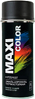 Эмаль Maxi Color 0008MX (400мл, термостойкая черный) - 