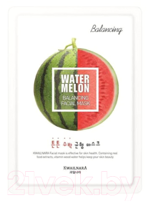 

Маска для лица тканевая Welcos, Kwailnara Watermelon Balancing Facial