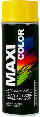Эмаль Maxi Color 1018MX RAL 1018 (400мл, цинково-желтый)