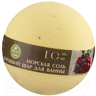 

Бомбочка для ванны Ecological Organic Laboratorie, Желтый, Черная смородина и клюква
