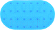 Коврик на присосках Varmax Дождь D-105 (68x38, голубой) - 