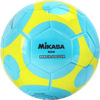 Футбольный мяч Mikasa BC450 (размер 5, голубой/желтый) - 