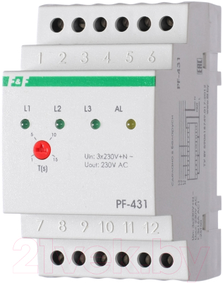Реле контроля фаз Евроавтоматика PF-431 / EA04.005.001