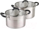 Набор кастрюль Pomi d'Oro Caro / PSS-640029  - 