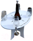 Поднос-столик Grifeldecor Старое вино / BZ212-8W445 (белый) - 