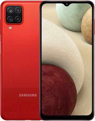 Смартфон Samsung Galaxy A12 64GB / SM-A127FZRV (красный)