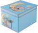 Коробка для хранения Handy Home Мишка 400x300x250 / UC-102 (голубой) - 