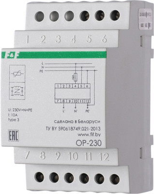 

Ограничитель перенапряжения, OP-230 / EA10.001.001