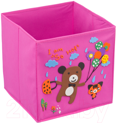 

Коробка для хранения Handy Home, Мишка с котиком 300x300x300 / UC-118