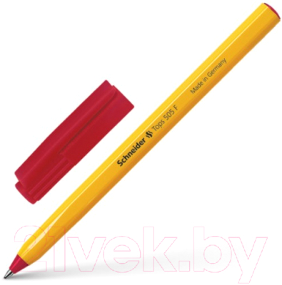 Ручка шариковая Schneider Tops 505 F / 150502 (красный)
