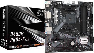 Материнская плата AsRock B450M PRO4-F R2.0