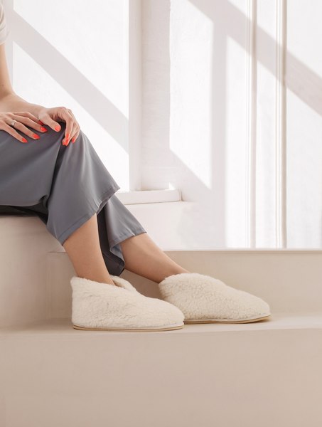 Тапочки домашние Smart Textile Бабуши H521 (р.42-43, белый)