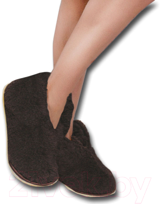 Тапочки домашние Smart Textile Бабуши H521 (р.35, коричневый)