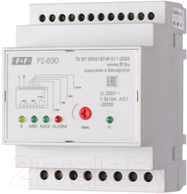 Реле уровня Евроавтоматика PZ-830 / EA08.001.003 (с датчиками)