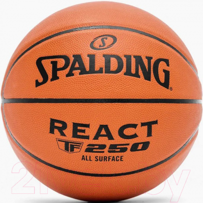 Баскетбольный мяч Spalding React TF-250 / 76-803Z (размер 5)