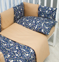 

Комплект постельный для малышей Amarobaby, Зайчики / AMARO-3018-ZSi