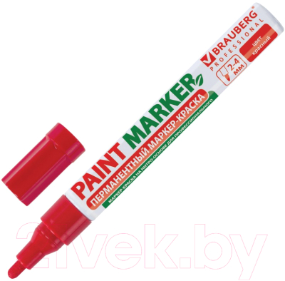 Маркер-краска Brauberg Professional / 150874 (красный)