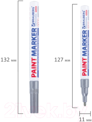 Изображение товара Маркер-краска Brauberg Professional / 151442 (серебристый)
