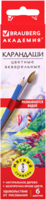 

Набор цветных карандашей Brauberg, Ассорти, Академия / 181397