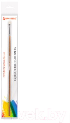 Изображение товара Кисть для рисования Brauberg Art Classic Щетина 4 / 200714 (плоская)
