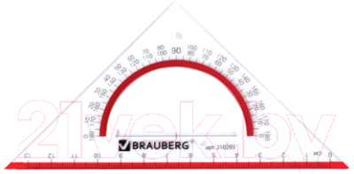 

Треугольник Brauberg, Crystal / 210293