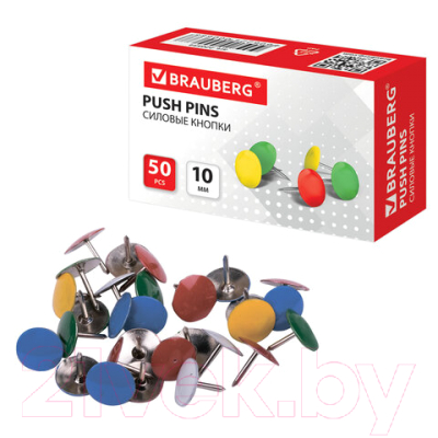 Кнопки канцелярские Brauberg 220554