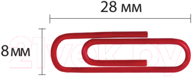 Скрепки Brauberg 220555 (100шт)