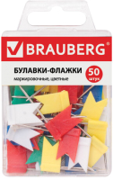 

Булавки канцелярские Brauberg, Флажки маркировочные / 221537