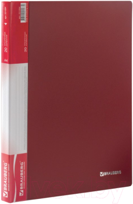 Папка для бумаг Brauberg Стандарт / 221594 (красный)
