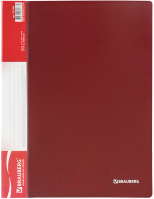 Папка для бумаг Brauberg Стандарт / 221594 (красный)