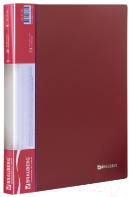 Папка для бумаг Brauberg Стандарт / 221598 (красный)