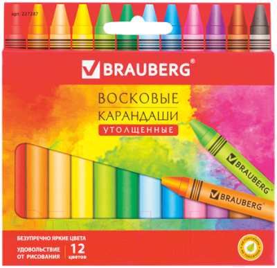 

Восковые мелки Brauberg, Академия / 227287