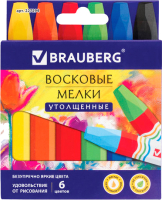 Восковые мелки Brauberg Академия / 227294 (6цв) - 