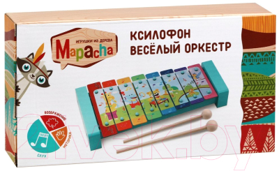 Музыкальная игрушка Mapacha Ксилофон Веселый оркестр / 76809