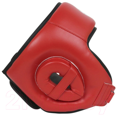 Боксерский шлем RuscoSport Pro С усилением (XS, красный)