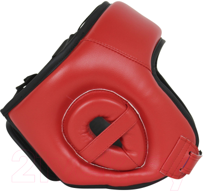 Боксерский шлем RuscoSport С усилением (XL, красный)