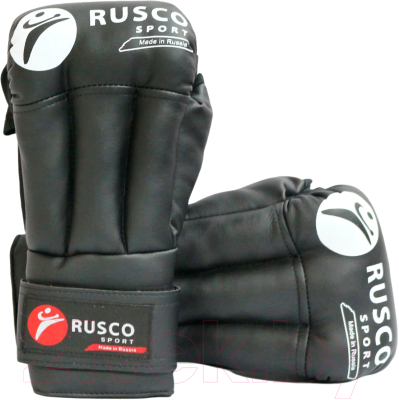 Боксерские перчатки RuscoSport M (черный)