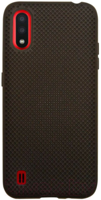 Чехол-накладка Volare Rosso Soft TPU Cooper для Galaxy A01 (черный)