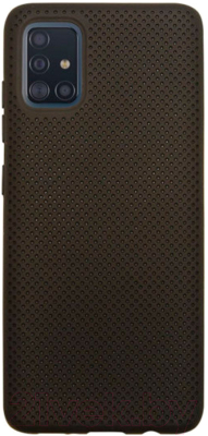 Чехол-накладка Volare Rosso Soft TPU Cooper для Galaxy A51 (черный)