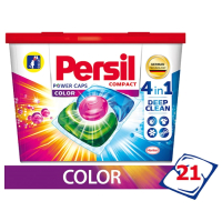 Капсулы для стирки Persil Power Caps 4в1 Color (21шт) - 