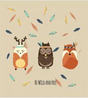 

Набор сервировочных салфеток JoyArty, Сова, олень и лиса / np_52900