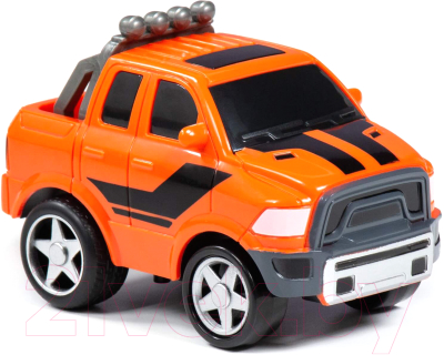 Автомобиль игрушечный Полесье Крутой вираж гоночный №4 / 79862 (инерционный)