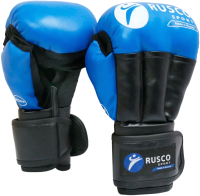 Перчатки для рукопашного боя RuscoSport 4oz (синий) - 