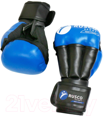 Перчатки для рукопашного боя RuscoSport 4oz (синий)