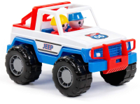 Автомобиль игрушечный Полесье Джип сафари / 90331 (белый/синий) - 