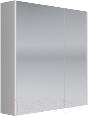 Шкаф с зеркалом для ванной Dreja Prime / 99.9305 (белый)