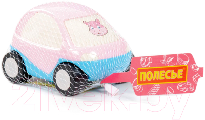 Автомобиль игрушечный Полесье Жук сафари / 90249 (розовый)