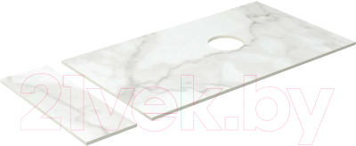 Изображение товара Столешница для ванной Aquanet Nova Lite Loft 75 R АВ01 / 261852 (мрамор)